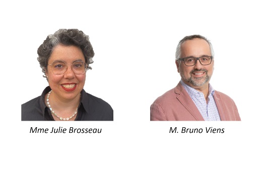 Julie Brosseau et Bruno Viens : Mandats renouvelés au CA